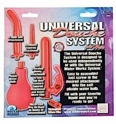 Universal Water Works Douche Enema Cleaning System by California