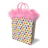 Dirty Penis Gift Bag w/ Pink Feathers