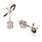 Prowler Nipple Clips with Magnetic Weights -Silver