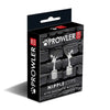 Prowler Nipple Clips with Magnetic Weights -Silver