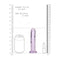 Real Rock 6" Realistic Dildo No Balls -Purple