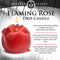 MS ''Flaming Rose'' Rose Drip Candle -Red