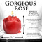 MS ''Flaming Rose'' Rose Drip Candle -Red