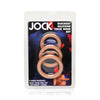 JOCK Discrete ''Tan'' 3pc Cock Ring Set