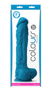 Colours Pleasures 10'' Dildo -Blue