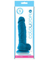 ColourSoft 5" Silicone Soft Dildo -Blue