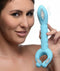 Frisky Yass! ''Dual-Ended'' Vibrator -Teal